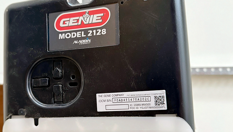 Genie Model 2128 Troubleshooting