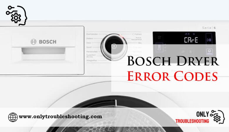 Bosch Dryer Error Codes-Fi
