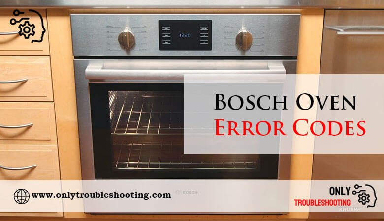 Bosch Oven Error Codes-Fi