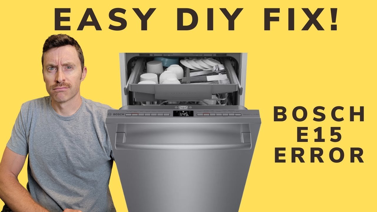 Bosch Dishwasher E15 Error Code