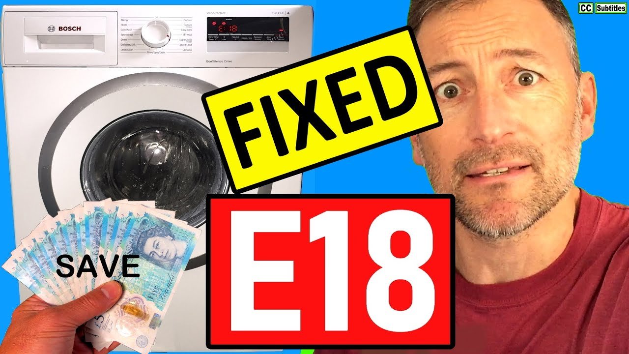 Bosch Washer Code E18