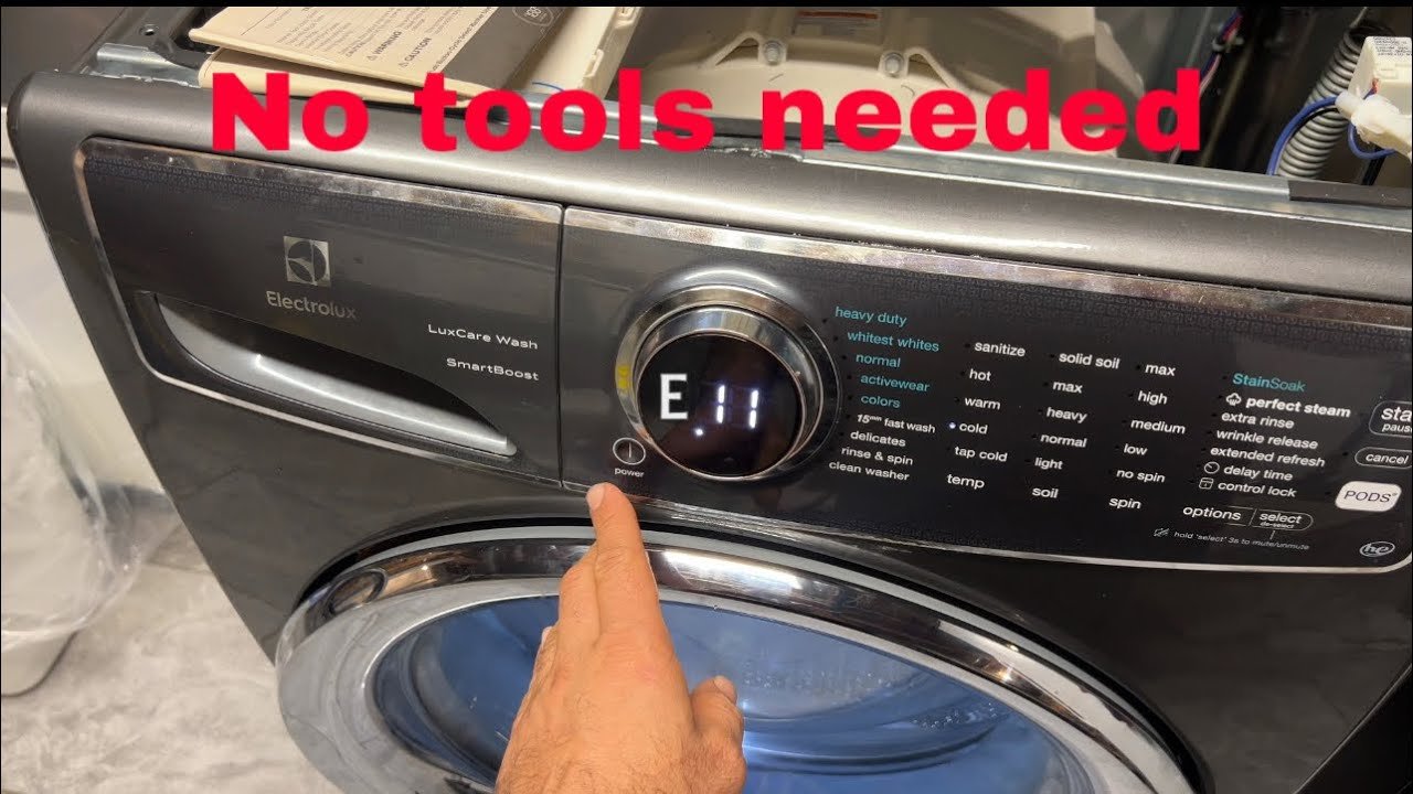 Electrolux Washer Code E11