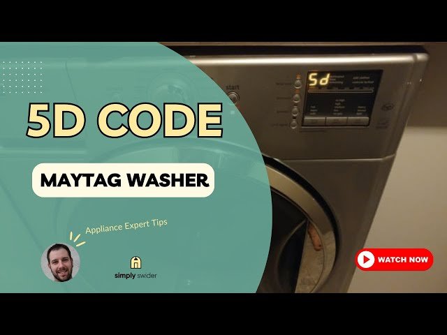 Kenmore Washer Code 5D
