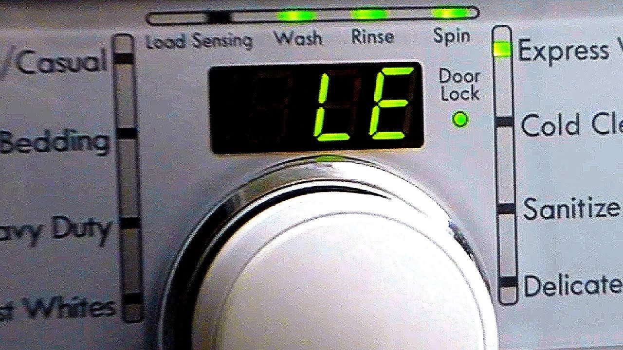Kenmore Washer Code Le
