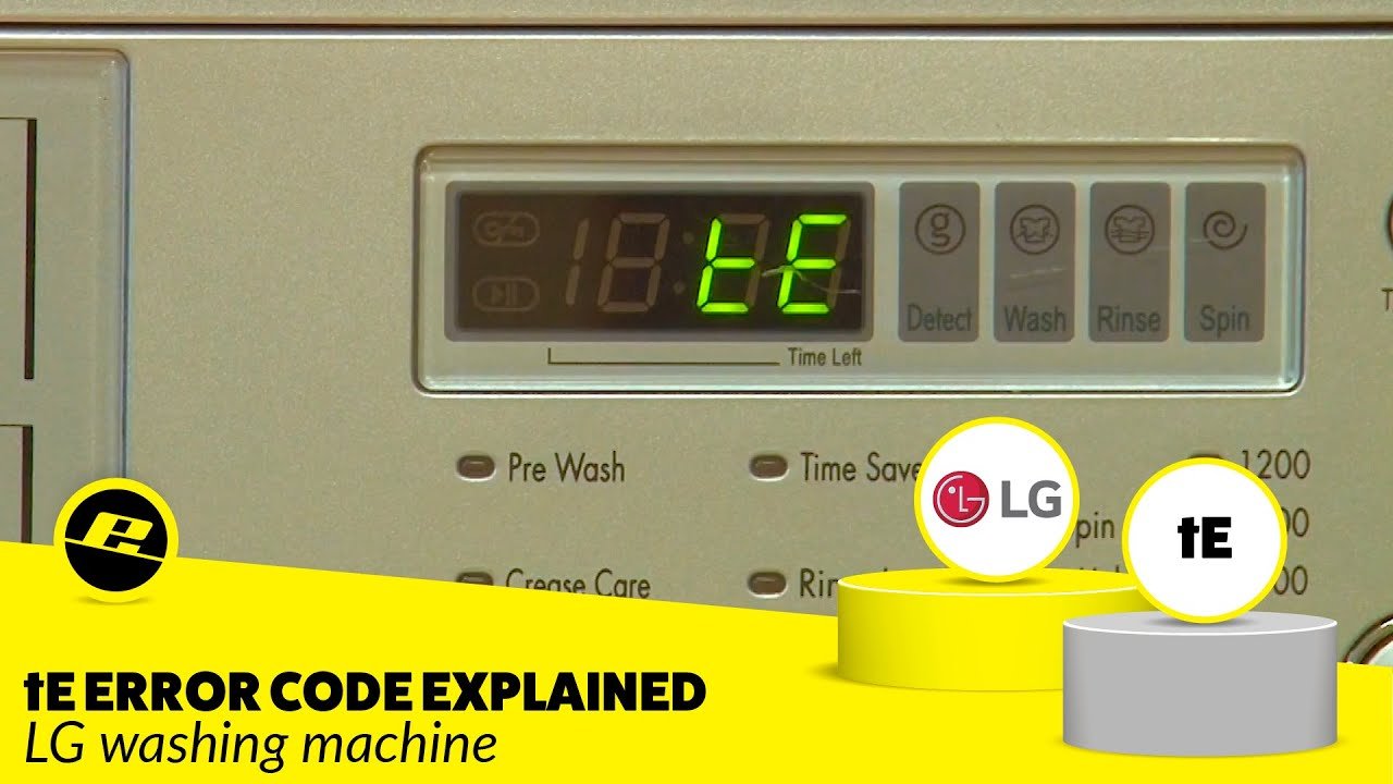 Lg Washer Code Te