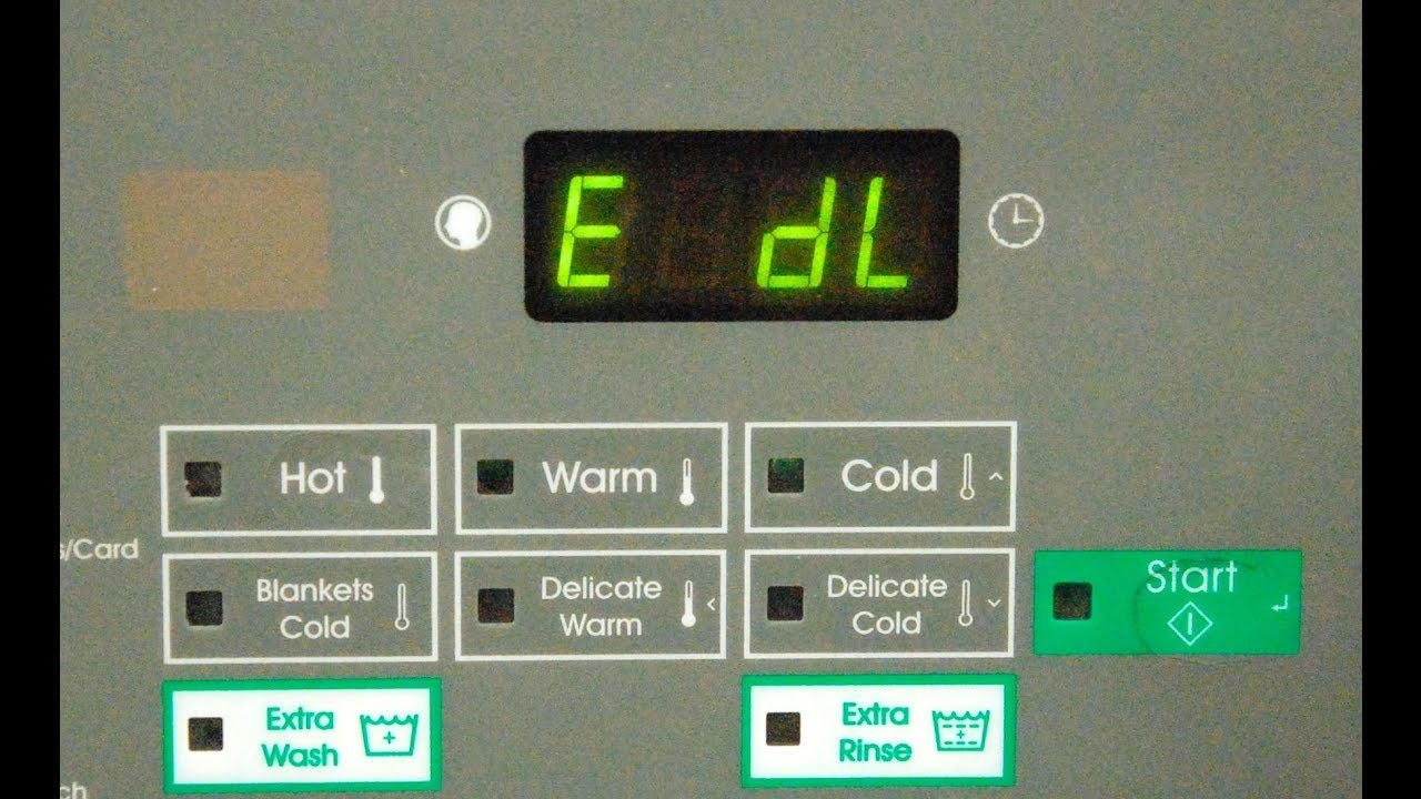 Speed Queen Washer Code E Dl