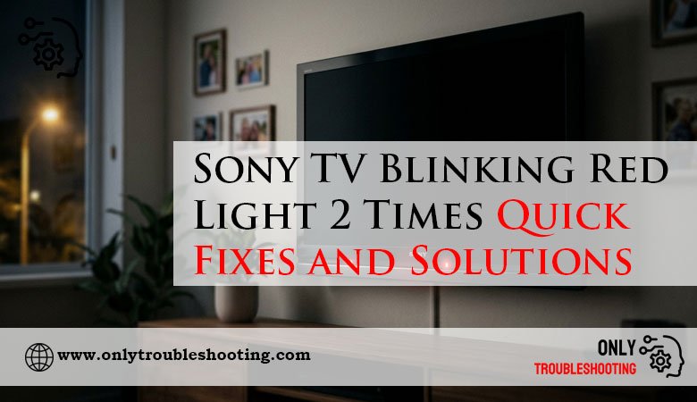Sony TV Blinking Red Light 2 Times-Fi