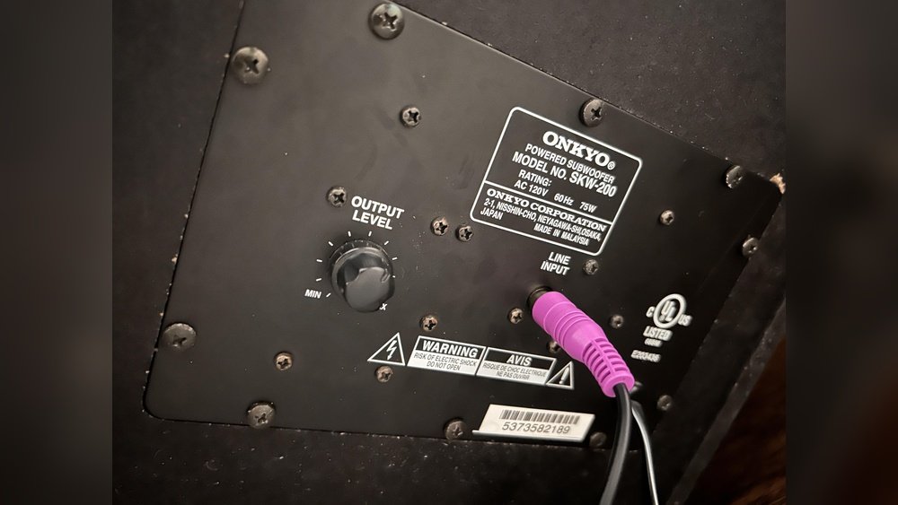 Onkyo Subwoofer Not Working