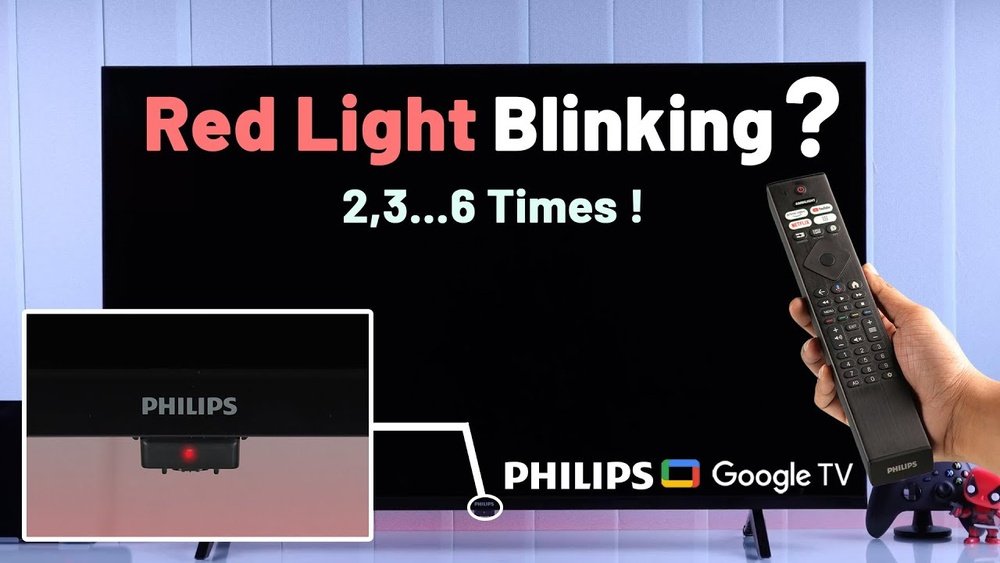 Philips Tv Red Light Blinking 6 Times