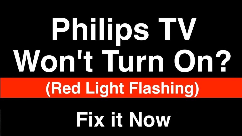 Philips Tv Red Light Blinking