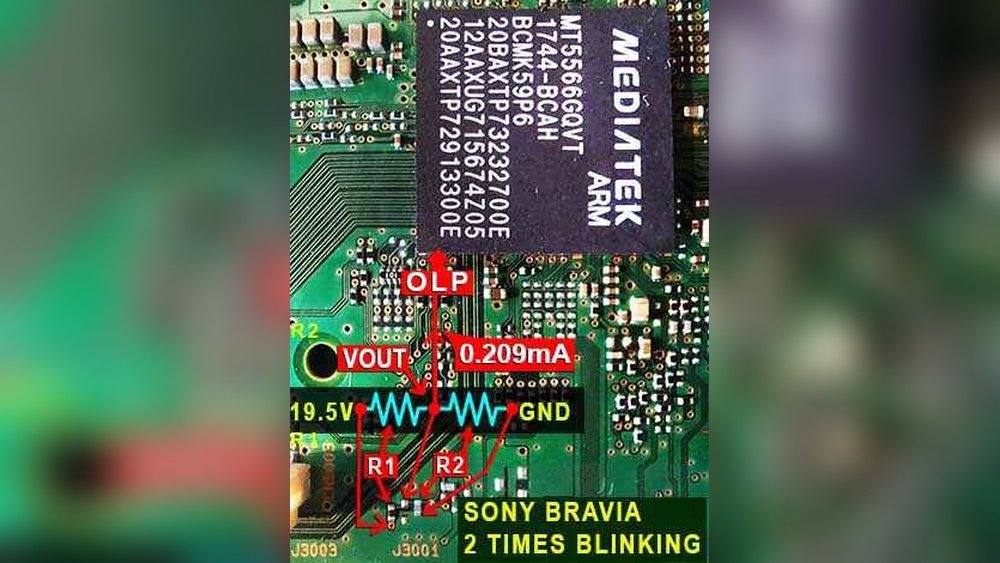 Sony Tv Blinking Red Light 2 Times