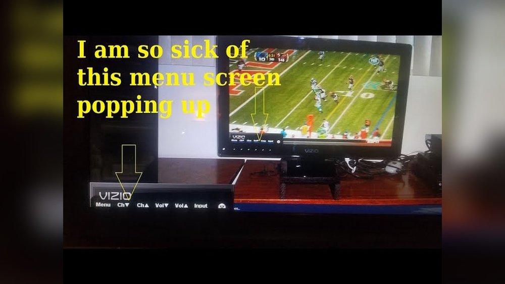 Vizio Menu Keeps Popping Up