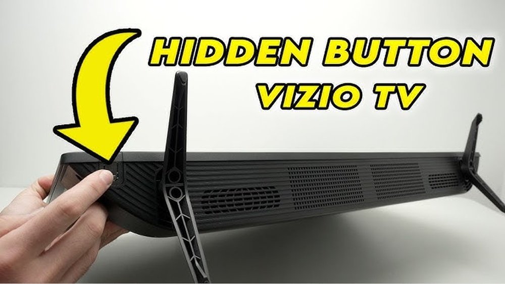 Where is the Power Button on My Vizio Tv